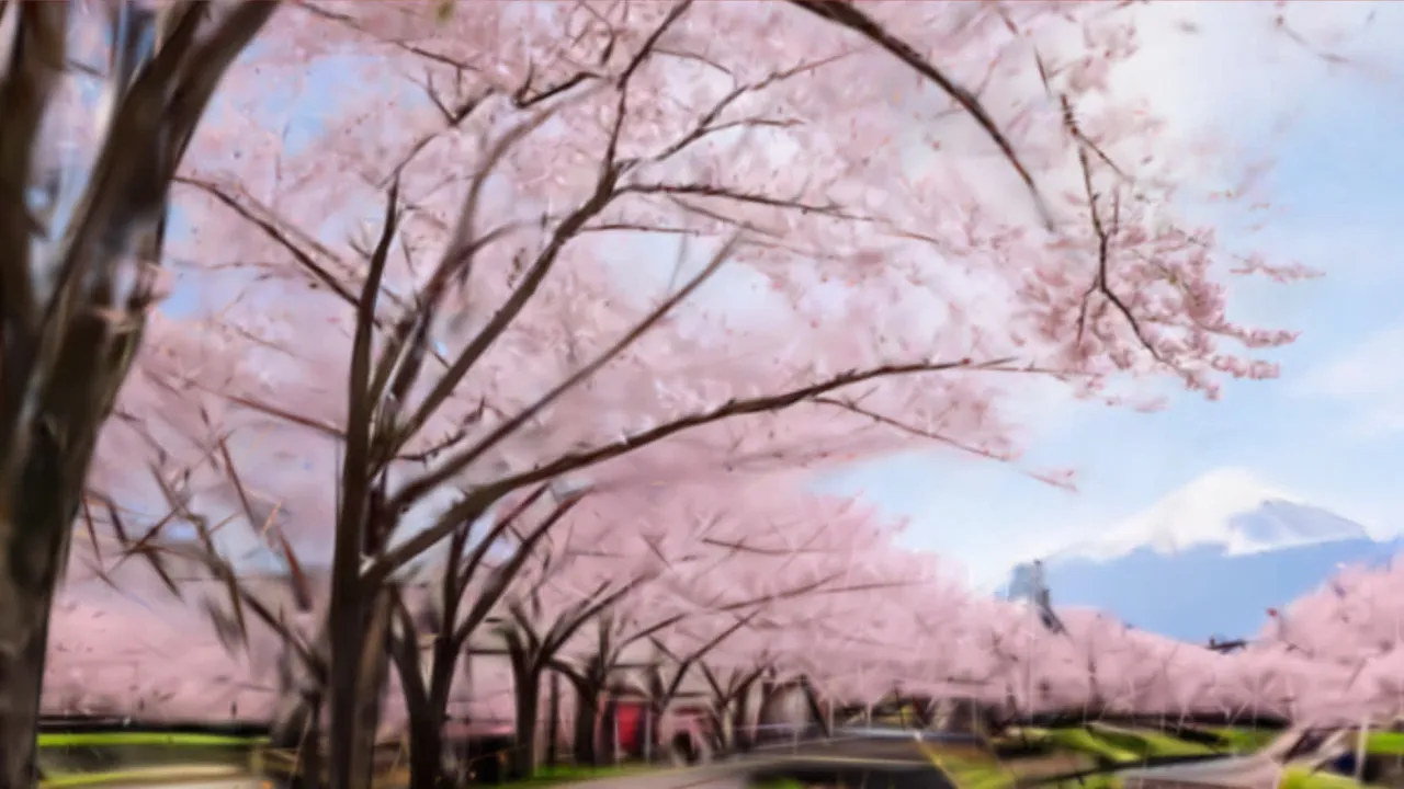 桜並木のバーチャルキャンパス